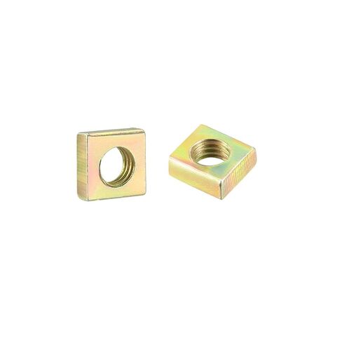 Square Nuts, M5x8mmx3mm Yellow Zinc Plated Metric Coarse Thread Assortment Kit, 50 Pcs in Saudi Arabia