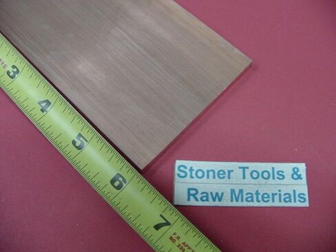 1/4"x 3" C110 Copper BAR 6" Long Solid Flat Bar .250"x 3.00" Mill Bar Stock H04 in Saudi Arabia