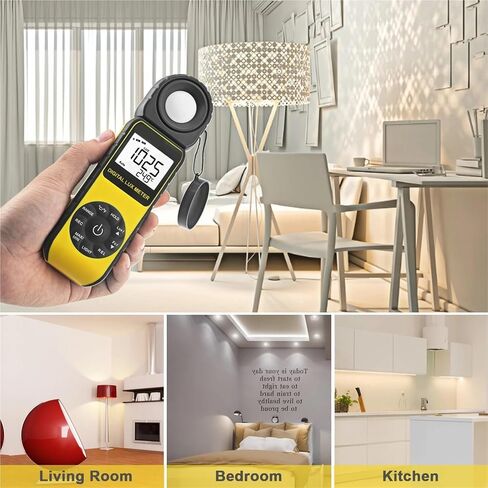 مقياس الإضاءة الرقمي، مقياس الإضاءة الرقمي عالي الدقة مع وظيفة تخزين البيانات، التكرار ±2%، وقت أخذ العينات 2.0 مرة/ثانية وعرض 3999، للفصل الدراسي الداخلي للأفلام in Kuwait