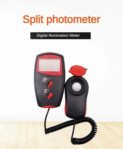مقياس الإضاءة الرقمي، أداة قياس شدة الضوء، مع وظيفة تسجيل البيانات، مناسب للاستوديوهات والإضاءة الصناعية. in Kuwait