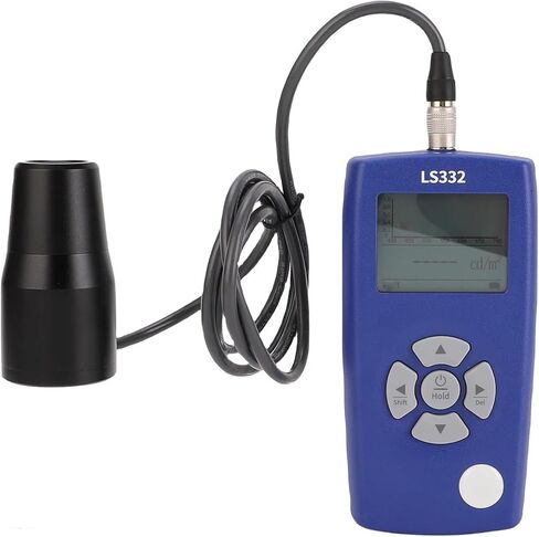 Digital Luminance Meter, Light Meter Brightness Tester with 10/20mm Probes, 1-1000000cd M2, Wavelength Range 400nm-700nm, for HDR Screens Projectors Flicker CRI Spectrum Analysis (10mm) in Saudi Arabia