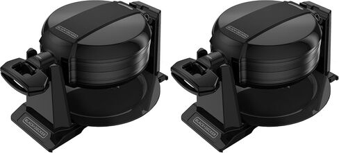 Black+Decker Rotating Waffle Maker ، Black ، WMD200B in Kuwait