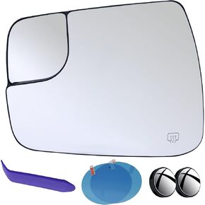 EAP Driver Side Mirror Glass Compatible with Dodge RAM 1500 2019-2025, Heated Without Auto Dimming 68402037AA 68402093AA in Kuwait