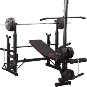 Olympic Bench Set, Bench Press for Full Body Workout & Home Gym Exercise, Fitness Machine Bench Strength Weights Equipment Without Barbell in Saudi Arabia