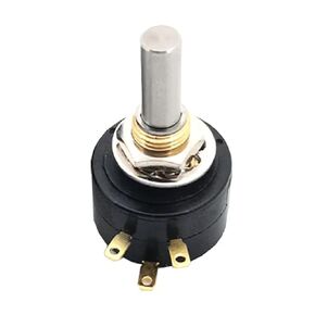 FCP22E Conductive Plastic Potentiometer, 360 Degree Rotation, Multiple Resistance Options 1K-10K Ohm, Single-Piece Precision Control Component (5K Ohm) in Kuwait