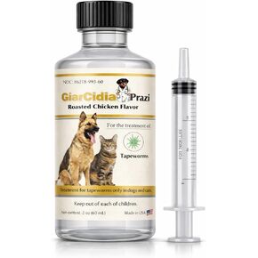 قل وداعًا للديدان الشريطية في الكلاب مع Giarcidia prazi للكلاب 60 مل من السائل - تشمل 3 مل من قطار مع غطاء in Kuwait
