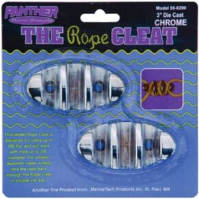 Panther 55-8200 3" Chrome Gripper Rope Cleats in Kuwait