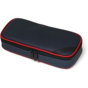 Loonloon 663 Stone Pencil Case Gray Dark-CARRE CARGE SECTION MULTI PEN POUCH مع مقسم ، مدرسة ، كلية ، مكتب ، منظم قرطاسية للطلاب in Kuwait