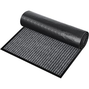 ToLanbbt 2' x 3' Front Door Mat Extra Large Commercial Industrial Rug Heavy Duty Outdoor Indoor Entryway Doormat Low Profile Welcome Entry Door Mat Non Slip Backing for Entrance Home Office, Gray in Kuwait