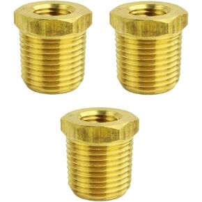 28106 تركيب مخفض الضاغط - لأجزاء نظام أنابيب الهواء المضغوط 28106-3 عبوات - محول مخفضات الخيوط - 1/2 بوصة MNPT × 1/4 بوصة FNPT البطانات النحاسية الصلبة 1200 رطل لكل بوصة مربعة 3 عبوات شديدة التحمل in Kuwait