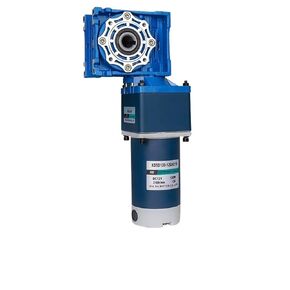12V 24V 90W NMRV40 DC Geared Turbo Motor Two-Stage Dual Output Shaft with Speed Regulator with Self-Locking Function CW CCW(0.1RPM,12V) in Kuwait