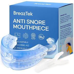 Anti Snore Mouthpiece: FDA Cleared Snoring Aid - Helps Reduce Snoring During Sleep for Men and Women (Lightblue) in Saudi Arabia