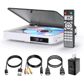 مشغلات Arafuna DVD للتلفزيون HDMI ، مشغل DVD صغير مع جميع المنطقة المجانية ، 1080p HD DVD Player لدعم التلفزيون الذكي CD/DVD USB/TF ، والتحكم عن بعد ، PAL/NTSC وتنسيقات متعددة in Kuwait