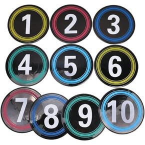 10 × علامات تدريب رياضية لكرة القدم، علامات أرقام أرضية صالة الألعاب الرياضية، حصيرة كرة القدم in Kuwait