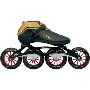 Uniq Q8 Inline Speed Skates - Microfiber Aluminum - for Speed or Serious Fitness Skaters in Saudi Arabia
