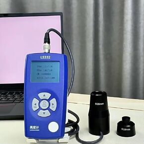 مقياس الإنارة الرقمي، مع شاشة LCD عالية الدقة، جهاز اختبار سطوع الضوء، مع مجسات 10/20 مم، 1-1000000cd M2، الطول الموجي للسطوع 400-700 نانومتر، لشاشات HDR، تحليل طيف CRI in Kuwait