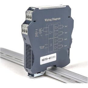 220V Power Supply Signal Converter 2 in 2 Out 4 20mA Input 4 20mA Output Signal Isolator(4-20MA in_220V_0-10V) in Kuwait