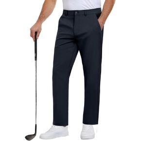 Mens Golf Pants Stretch Dress Casual Pants 28"/30"/32"/34" Quick Dry Lightweight Slacks for Men Trousers with 6 Pockets in Kuwait