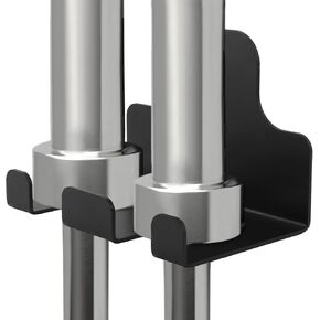 Barbell Wall Holder, Garage Gym Bar Wall Rack, Vertical Barbell Mount Rack, Space Saving Commercial or Home Gym Accessory,Holds Under 30mm Bar Size in Kuwait