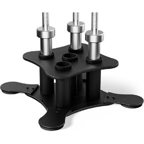 5-Slot Vertical Barbell Holder for 2-Inch Olympic Bars – Bar Storage Rack for Barbells, Curl Bars, Triceps & Hex Bars in Kuwait