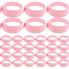 FRCOLOR 100pcs الأساور معرف الوليد المتاح الأساور البلاستيكية المستشفى لتحديد هوية الرضع، الأساور للماء للكتابة معرف الطفل للبنين والبنات in Kuwait