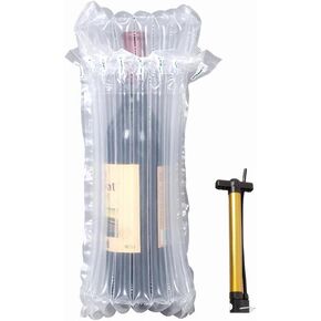 Wine Bottle Travel Protection Bag 100pcs Red Wine Inflatable Air Column Pad Packaging, with Air Pump for Transport Packaging Move of Fragile Items Such in Kuwait