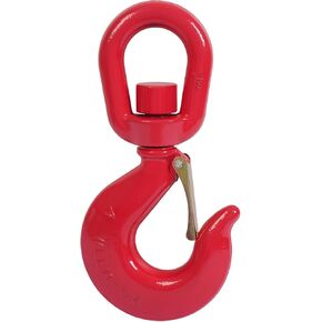 11 Ton Swivel Lifting Hooks with Safety Latch, Heavy Duty Alloy Steel 360°Rotating Swivel Eye Sling Hook,2in, Rigging Swivel Eye Hook Lifting Hook for Lifting Chains 5T 7T 11T 15T in Kuwait