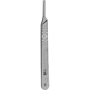 Swann Morton Scalpel Handle No. 4 - Stainless Steel Holder for Blades 18, 19, 20, 21, 22, 22A, 23, 24, 25, 25A, 26, & 27, Surgical Knife Handle, Medical Grade, Tool for Hobby & Professional Use in Kuwait