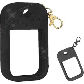 عبوة واحدة من حافظة السيليكون من Muemigei لرذاذ المطهر، حافظة سيليكون لطيفة بحجم السفر مع سلسلة مفاتيح متوافقة (مناسبة لـ 30 مل in Kuwait