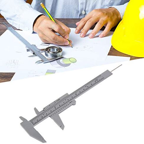 150mm Plastic Vernier Caliper Double Scale Sliding Gauge Ruler Measuring Tool for DIY Home Workshop School Measurement Projects in Saudi Arabia