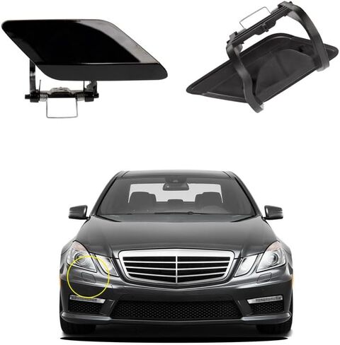 CAR MOBER MOTHER MEDITER COPTER COPER COPTION CAPTING مع مرسيدس Benz E-Class W212 E300 E350 E400 E550 2008 2009 2010 2012 2013 غطاء تنظيف الأمامي 2128600208 غطاء الماء in Kuwait