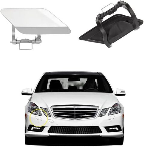 CAR MOBER MOTHER MEDITER COPTER COPER COPTION CAPTING مع مرسيدس Benz E-Class W212 E300 E350 E400 E550 2008 2009 2010 2012 2013 غطاء تنظيف الأمامي 2128600208 غطاء الماء in Kuwait
