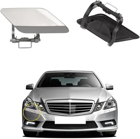 CAR MOBER MOTHER MEDITER COPTER COPER COPTION CAPTING مع مرسيدس Benz E-Class W212 E300 E350 E400 E550 2008 2009 2010 2012 2013 غطاء تنظيف الأمامي 2128600208 غطاء الماء in Kuwait
