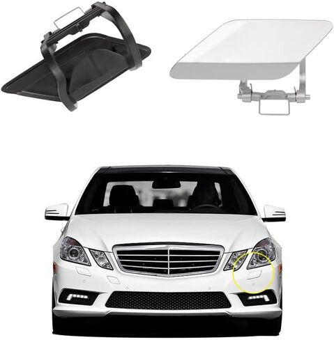 CAR MOBER MOTHER MEDITER COPTER COPER COPTION CAPTING مع مرسيدس Benz E-Class W212 E300 E350 E400 E550 2008 2009 2010 2012 2013 غطاء تنظيف الأمامي 2128600208 غطاء الماء in Kuwait