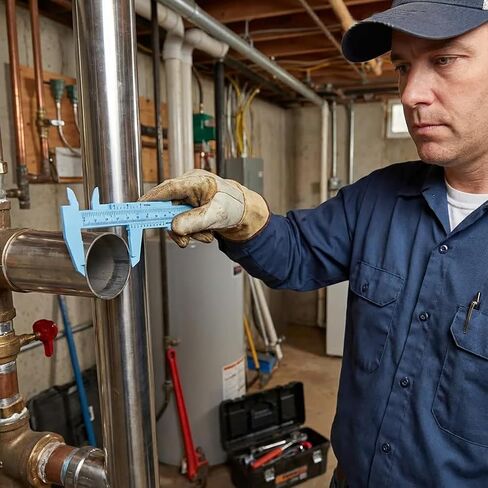 5 PCS Plastic Vernier Caliper Measuring Tool 6 Inch/150mm, Eyebrow Measuring Tool, Brow Mapping Ruler, Metric Millimeter and Inch 2 in 1 in Kuwait