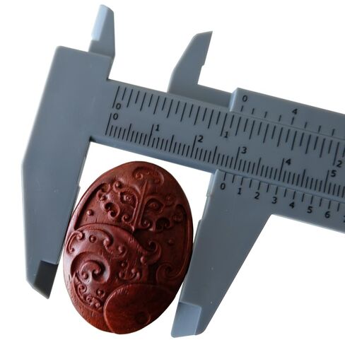 5 PCS Plastic Vernier Caliper Measuring Tool 6 Inch/150mm, Eyebrow Measuring Tool, Brow Mapping Ruler, Metric Millimeter and Inch 2 in 1 in Kuwait