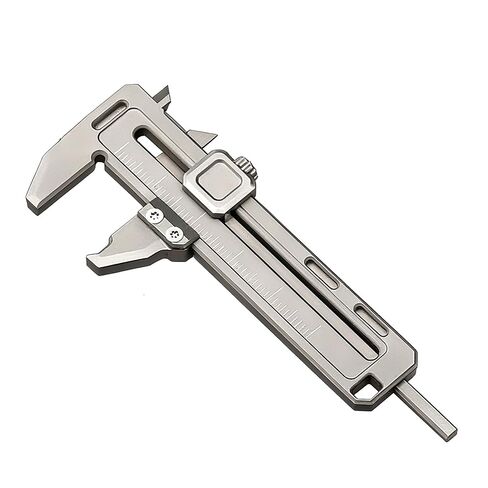 Caliper Measuring Tool,Mini Vernier Caliper, 50mm/1.9in Pocket Ruler Portable Metal Measuring Tool, Traditional Style, No Power Required, Car Turbo Ruler, Zinc Alloy, 0.1mm Accuracy, No Battery Needed in Saudi Arabia