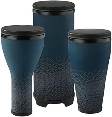 Remo Festival 10" Djembe,Timbau, & Tubano Drum Combo Pack - Royal Blue in Saudi Arabia