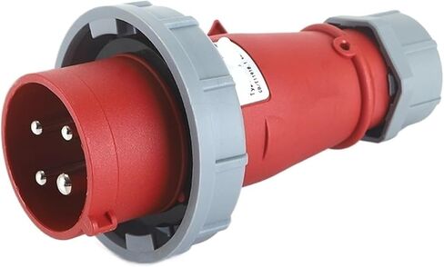 1 قطعة 4P 16A IP67 قابس صناعي متنقل مقاوم للماء لإضاءة المسرح ومراكز البيانات - تصميم مقاوم للغبار ومتين in Saudi Arabia