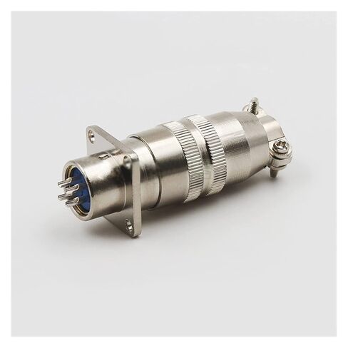 1pc XS12 Industrial Plug and Socket - Quick Push and Pull M12 7-Pin Power Electrical Connector for Aircraft Applications(3pin) in Saudi Arabia