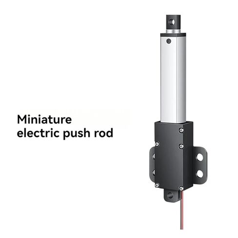 A74P-12V 150N المحرك الخطي الصغير 10 مللي متر السكتة الدماغية محرك خطي محرك كهربائي 4 مللي متر/ثانية سرعة قضيب دفع كهربائي للخزانات in Kuwait