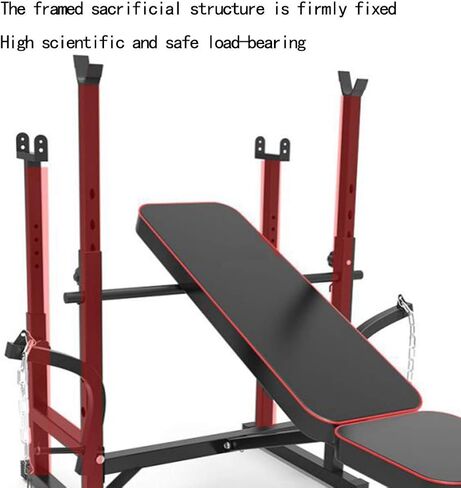 Olympic Bench Set, Bench Press for Full Body Workout & Home Gym Exercise, Fitness Machine Bench Strength Weights Equipment Without Barbell in Saudi Arabia