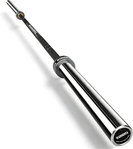 7FT Olympic Barbell 45lb,28MM 2 Inch Olympic Bar for No. 45 Steel,Olympic Weight Bars for Lifting,CrossFit,Bench Press,Deadlift,Squats,Strength Training bars in Saudi Arabia