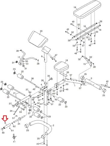 Icon Health & Fitness, Inc. Weight Adaptor 240948 Works W Gold's Gym Epic Weider Bench Olympic in Kuwait