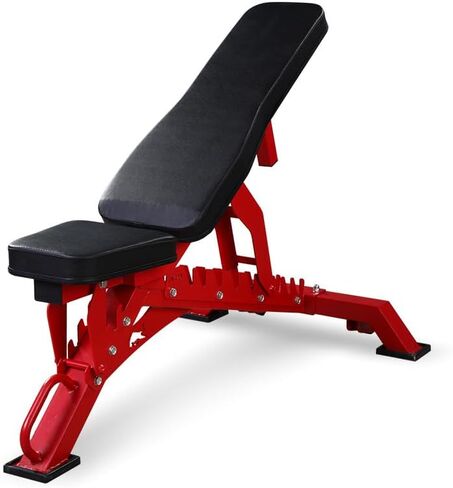 Weight Adjustable Workout for Home Gym Strength Training (Red) in Kuwait