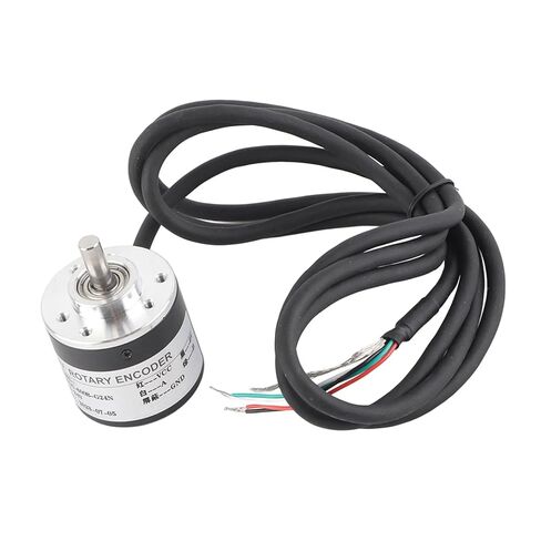 Industrial Rotary Encoder, 600P/R Incremental Magnetoelectric, 6mm Shaft, 5V-24V DC, AB 2-Phase Output for Automation Equipment in Saudi Arabia