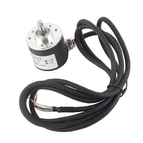 Industrial Rotary Encoder, 600P/R Incremental Magnetoelectric, 6mm Shaft, 5V-24V DC, AB 2-Phase Output for Automation Equipment in Saudi Arabia