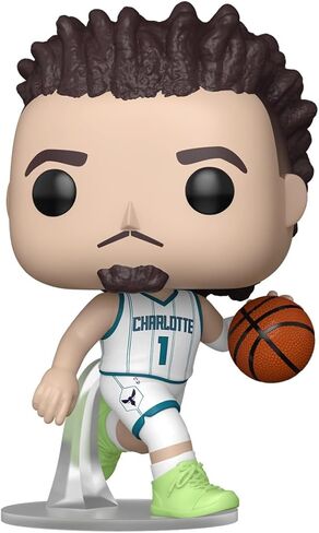 Funko Pop! NBA: Hornets - LaMelo Ball - Home Uniform - Collectable Vinyl Figure - Gift Idea - Official Merchandise - Toys for Kids & Adults - Sports Fans - Model Figure for Collectors and Display in Saudi Arabia