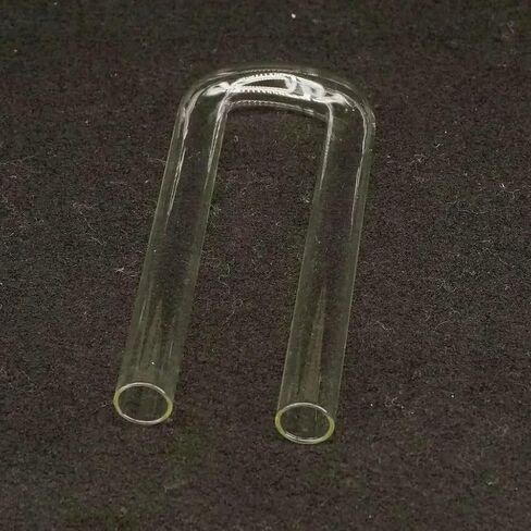 1pcs Lab Glass Drying Tubes, U-Shape Absorption Tube Set With 5 Different Sizes (8/15/18/20/25mm X 100-200mm), High-Temperature Borosilicate Glass For Electrolysis, Gas Drying & Lab Use(8x100mm) in Saudi Arabia