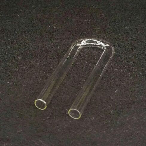 1pcs Lab Glass Drying Tubes, U-Shape Absorption Tube Set With 5 Different Sizes (8/15/18/20/25mm X 100-200mm), High-Temperature Borosilicate Glass For Electrolysis, Gas Drying & Lab Use(8x100mm) in Saudi Arabia
